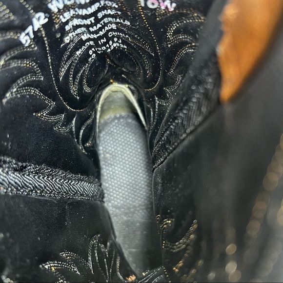 Laredo Women’s Kadi Brown Leather Western Cowboy Boots - Picture 15 of 16